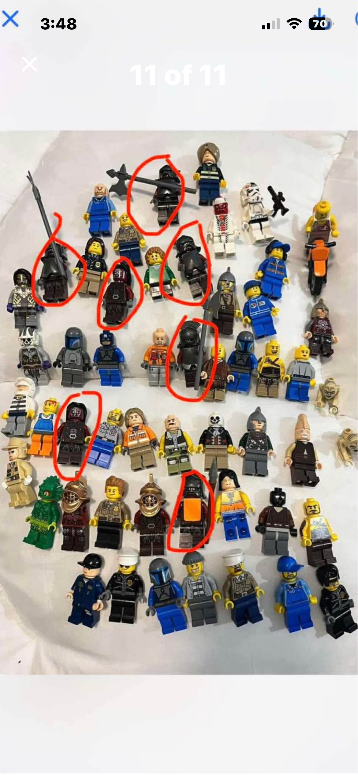 LEGO Minifigures Lot with Accessories, Animals, and much more
