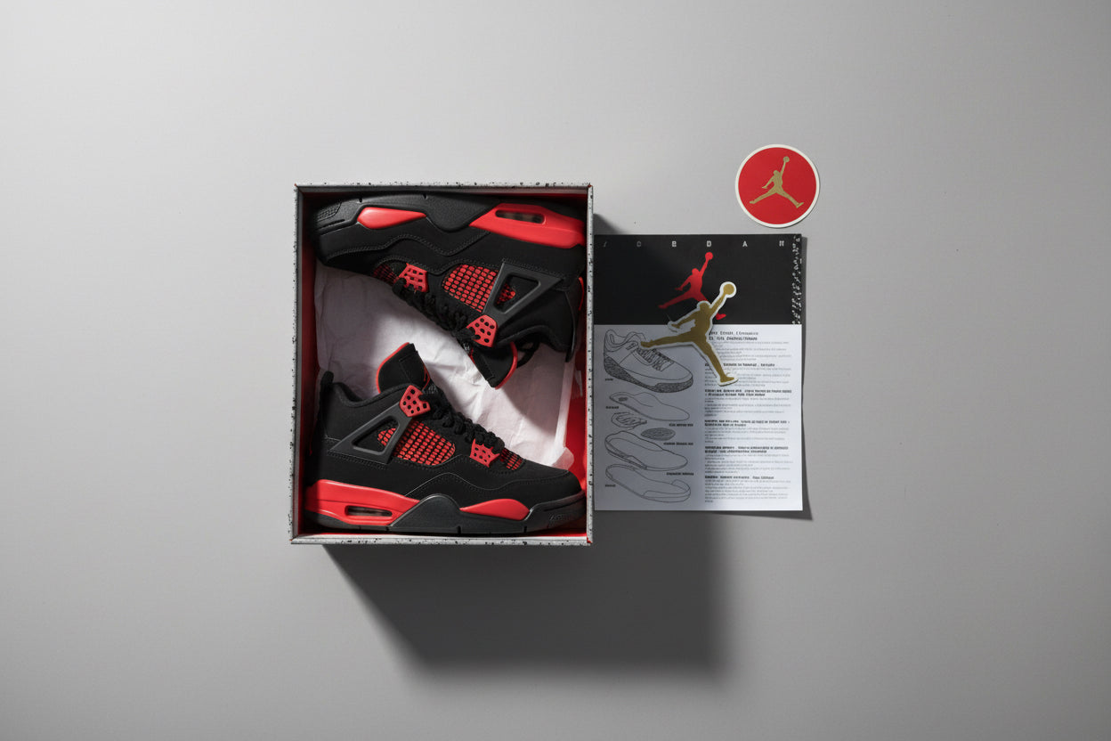 Jordan 4 Retro Red Thunder (GS) US 5Y