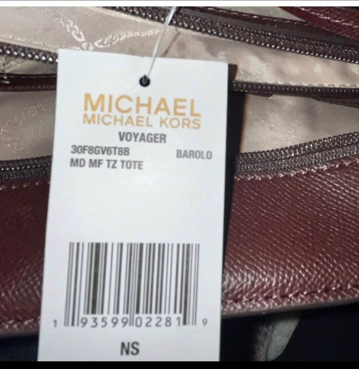 Michael Kors Voyager Medium Tote Barolo